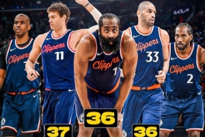 jiuyou-新赛季快船平均年龄为33.2岁 超越2000-01爵士&amp;成史上最老球队