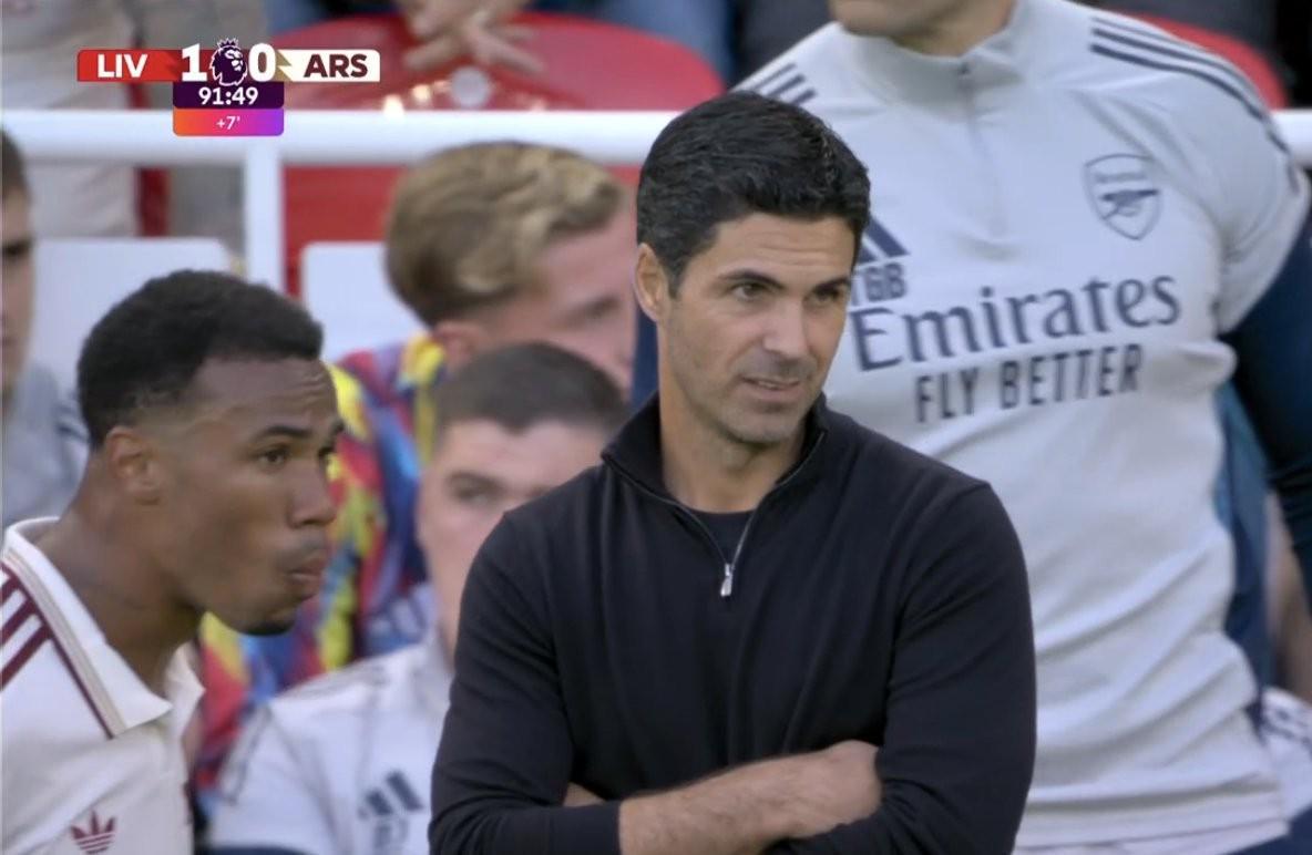 客场不敌利物浦，阿森纳英超BIG6内战不败定格22场